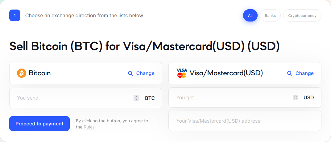 bitcoin to card image