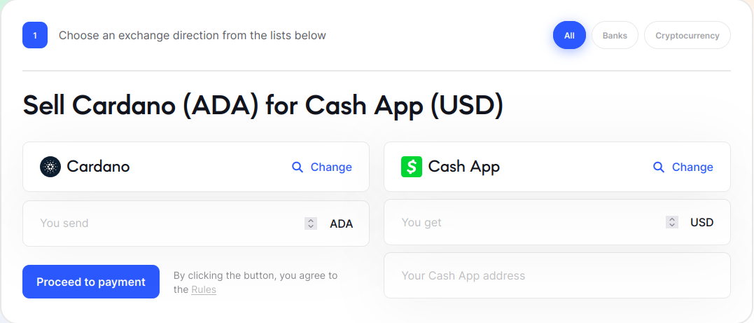 cardano to cash app image