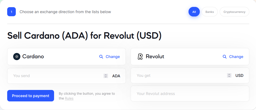 cardano to revolut image